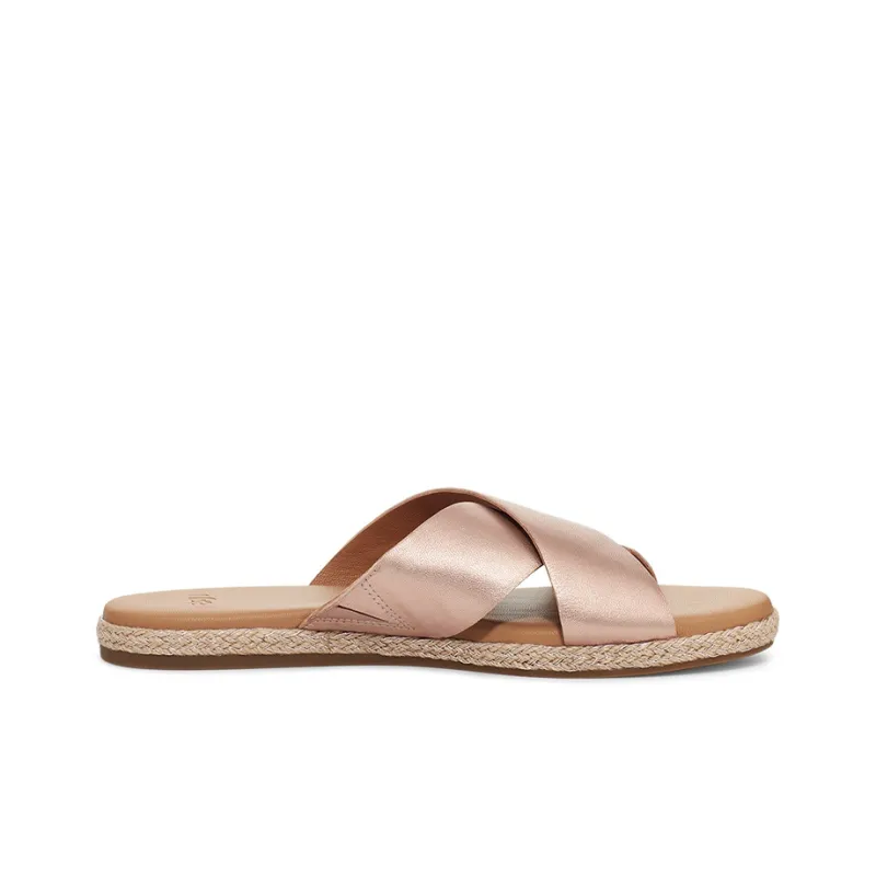 UGG Rubber Sole Slide Slippers Women's Rose Gold-1