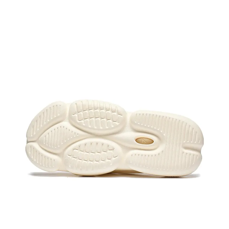 LiNing BADFIVE Slide Quiet Slide Slippers Women's Vanilla White-5
