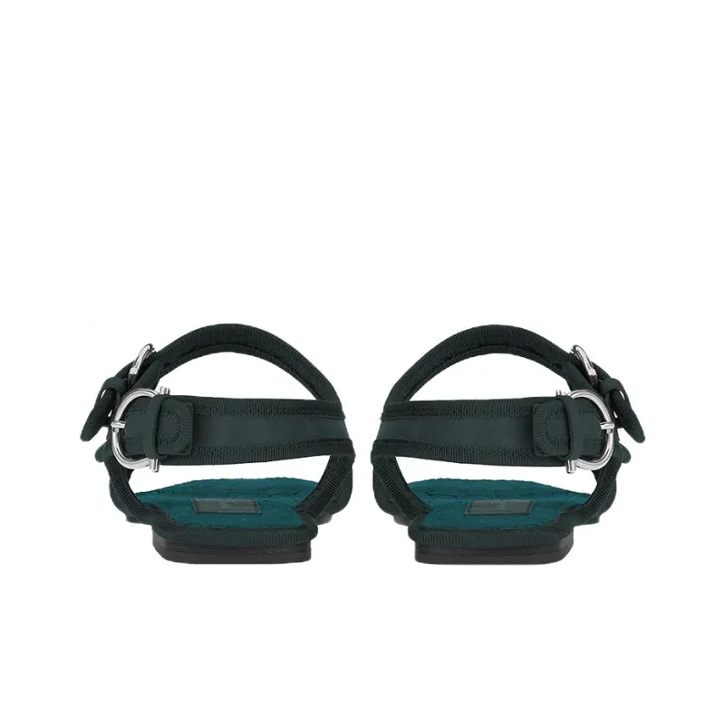 FERRAGAMO Beach Sandals Women's Winter Teal-3