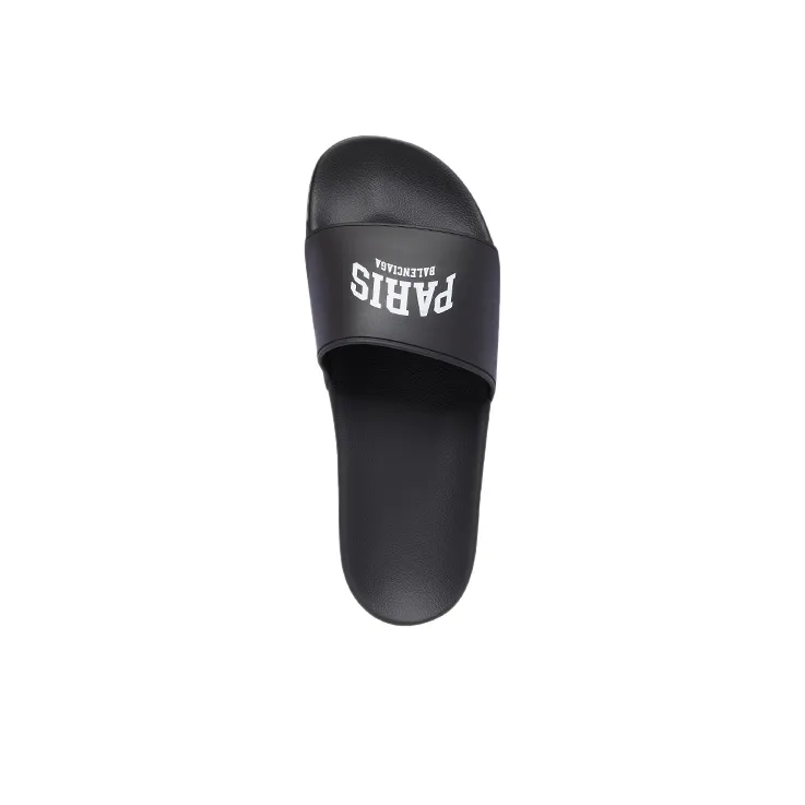 Balenciaga Paris Slide Slippers Women's Black-2
