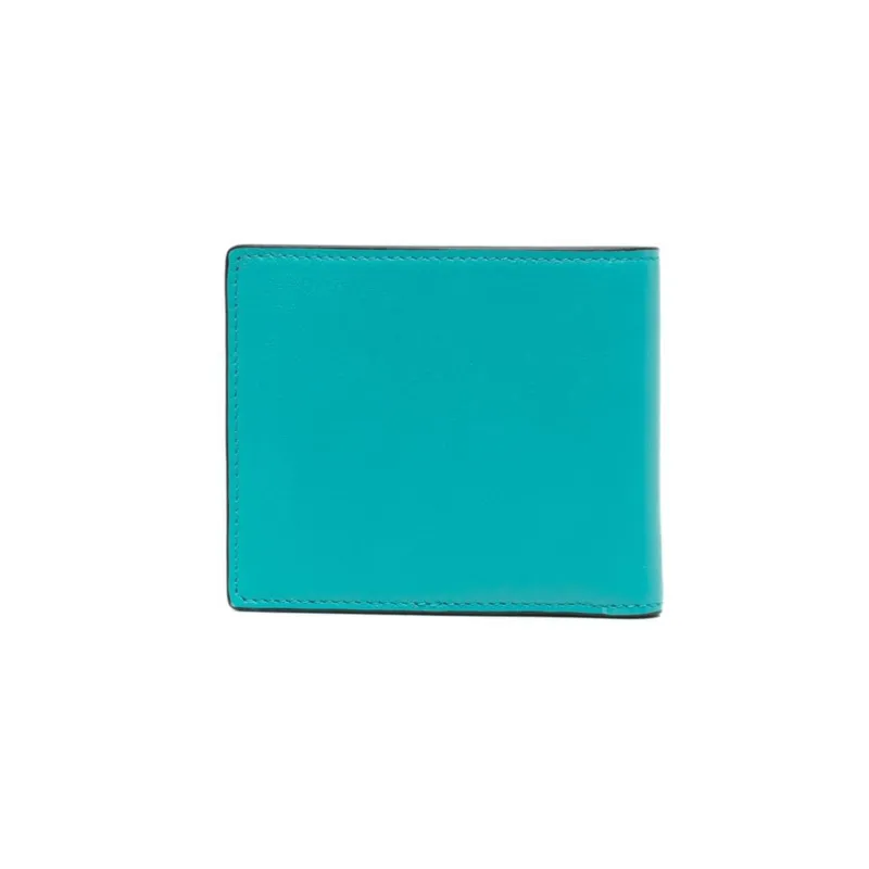 FANSIZHE VERSACE Leather Wallet Men's Blue Green-1