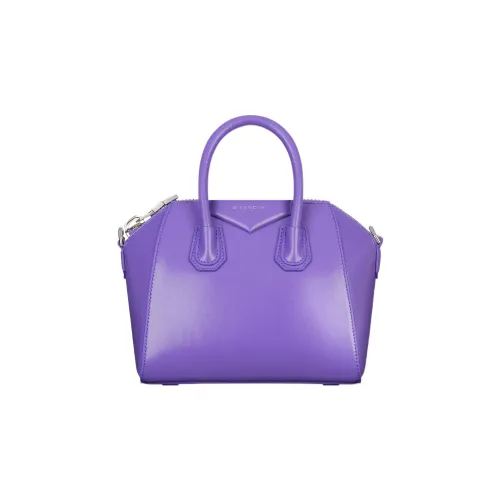 GIVENCHY Antigona Calfskin Shoulder Bag Crossbody Bag Handbag Mini Women's Purple