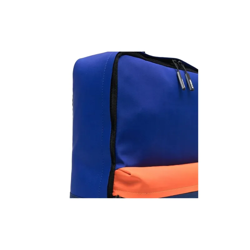 VERSACE Polyester Calfskin Backpack Kids' Blue-5
