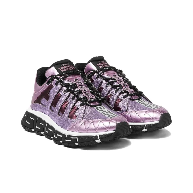 VERSACE Trigreca Low Top Casual Shoes Women's Pink-2