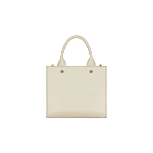 GIVENCHY Calfskin Tote Bag Shopping Bag Handbag Mini Women's Natural Beige