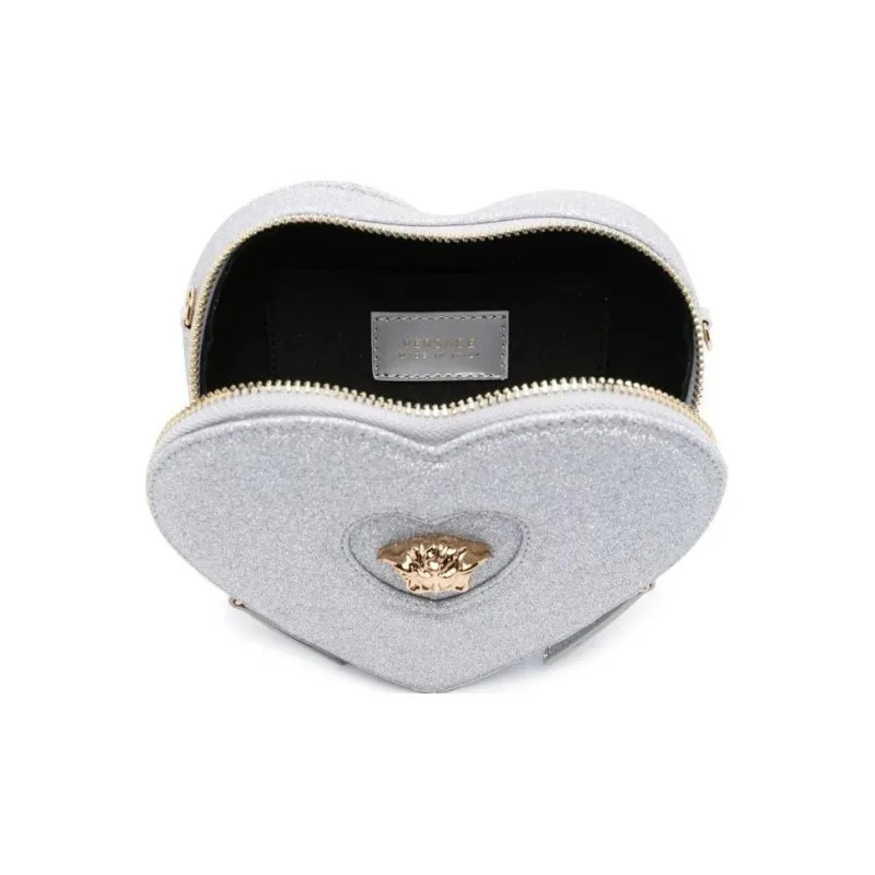 VERSACE Polyester Shoulder Bag Crossbody Bag Regular Kids' Silver-2