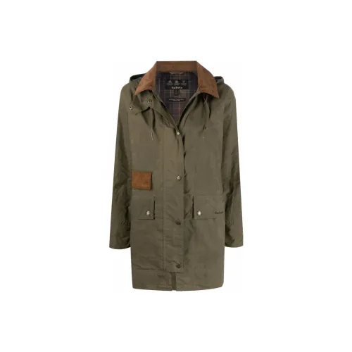 BARBOUR Coats Women's Green