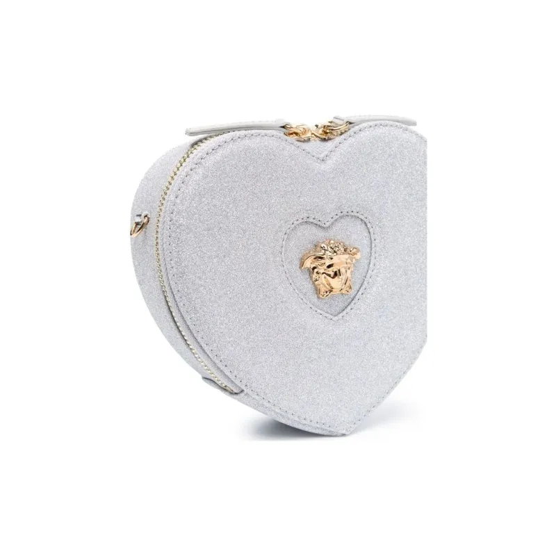 VERSACE Polyester Shoulder Bag Crossbody Bag Regular Kids' Silver-3
