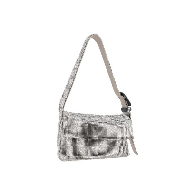 BENEDETTA BRUZZICHES Vitty La Mignon Embellished Shoulder Bag-1