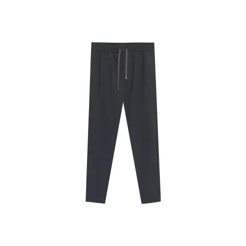 EHE Casual Pants Men Gray Blue