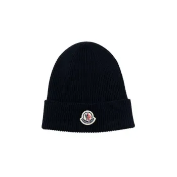 Moncler Logo Patch Beanie