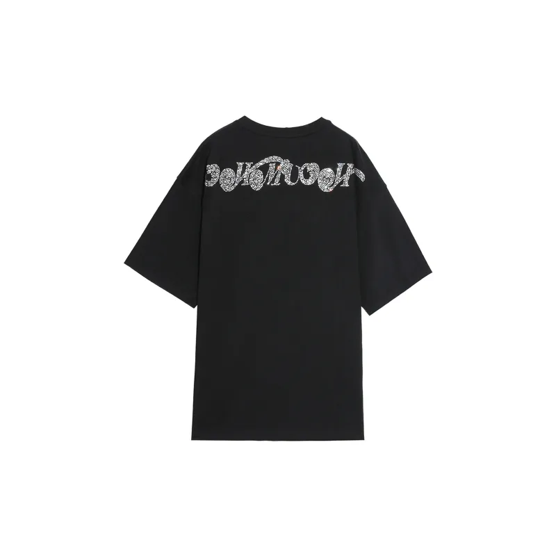 TCH T Shirts Unisex Black With Silver Logo-1