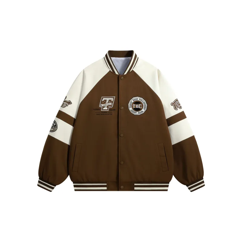 Teddy Bear Collection TEDDY College Series Baseball Jacket Coat Unisex-18