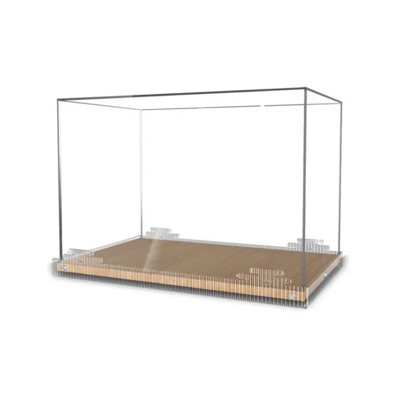 KGBOX For Building Block 10315 Zen Garden Acrylic Building Blocks Dust Cover Model Accessories-1