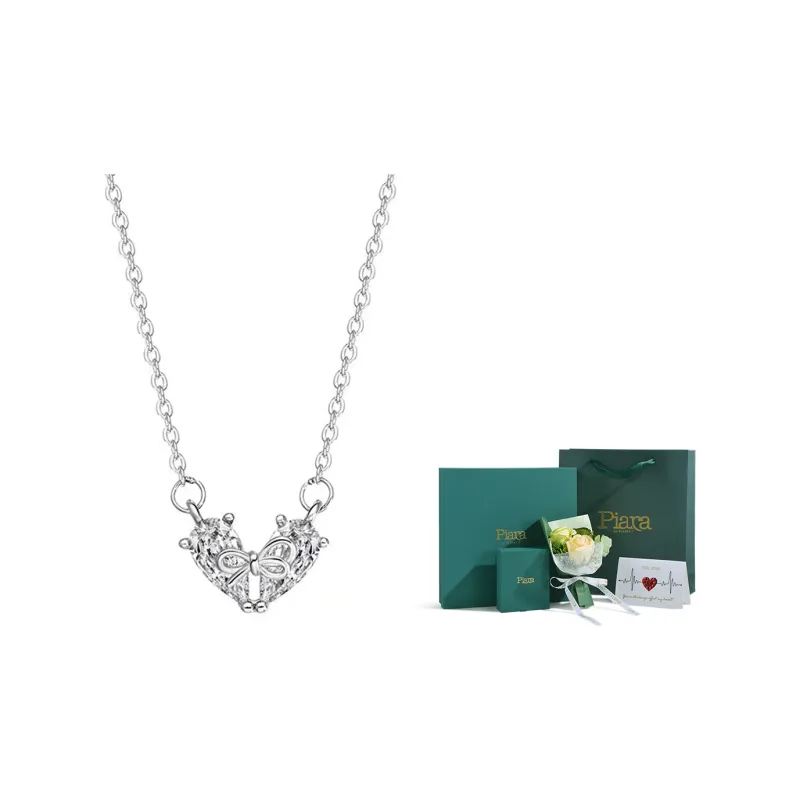 PIARA S925 Silver Necklaces Women's-5