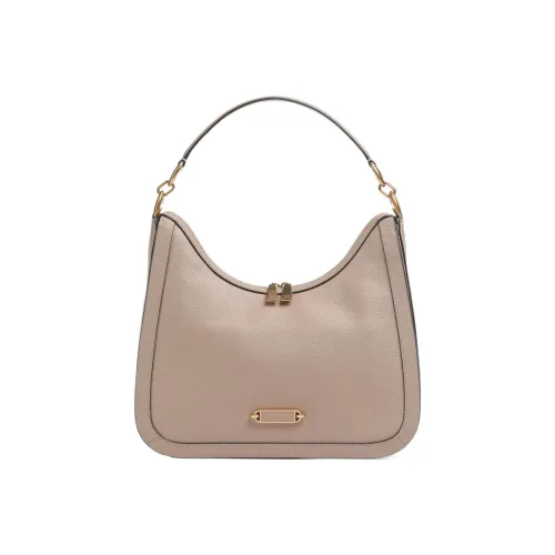 Kate Spade Leather Hobo Bag Handbag Shoulder Bag Medium Size Women's Light Brown
