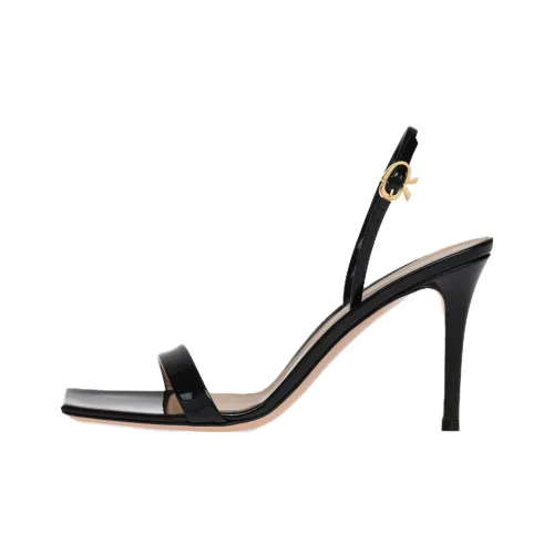 GIANVITO ROSSI Ribbon Stiletto 85mm Leather Sandals