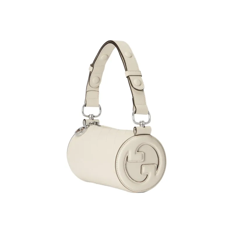 GUCCI Blondie Leather Pen Case Bag Handbag Shoulder Bag Women's White-1