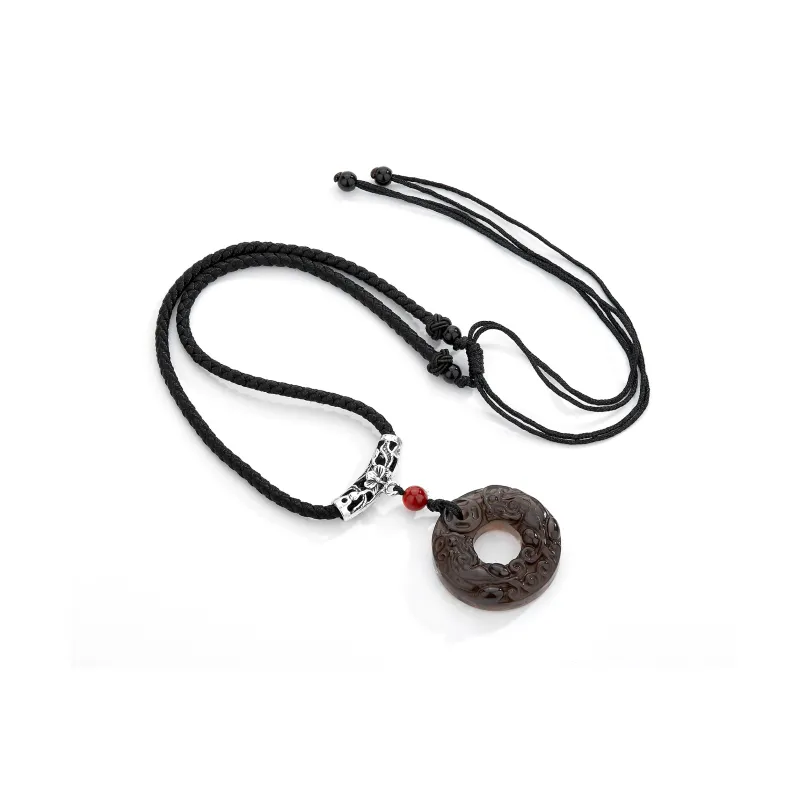 ENFANTIN Obsidian Necklaces Unisex-2