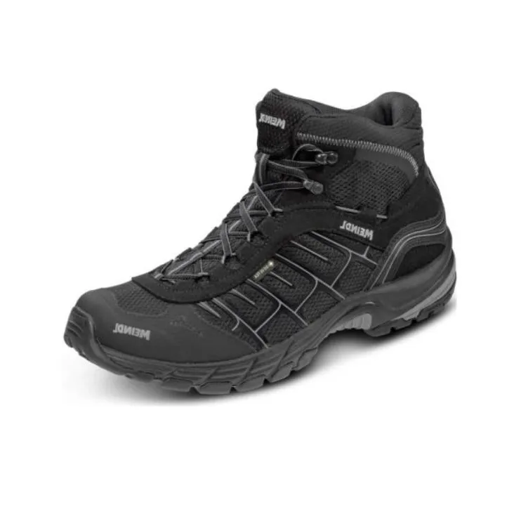 MEINDL Quebec Mid GTX Anti-Slip Wear-Resistant Low-Top Outdoor Shoes Men's Black-0