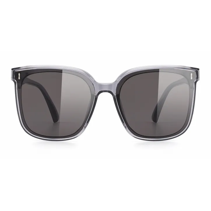 PARIM TR90 Square Sunglasses Unisex Black-10