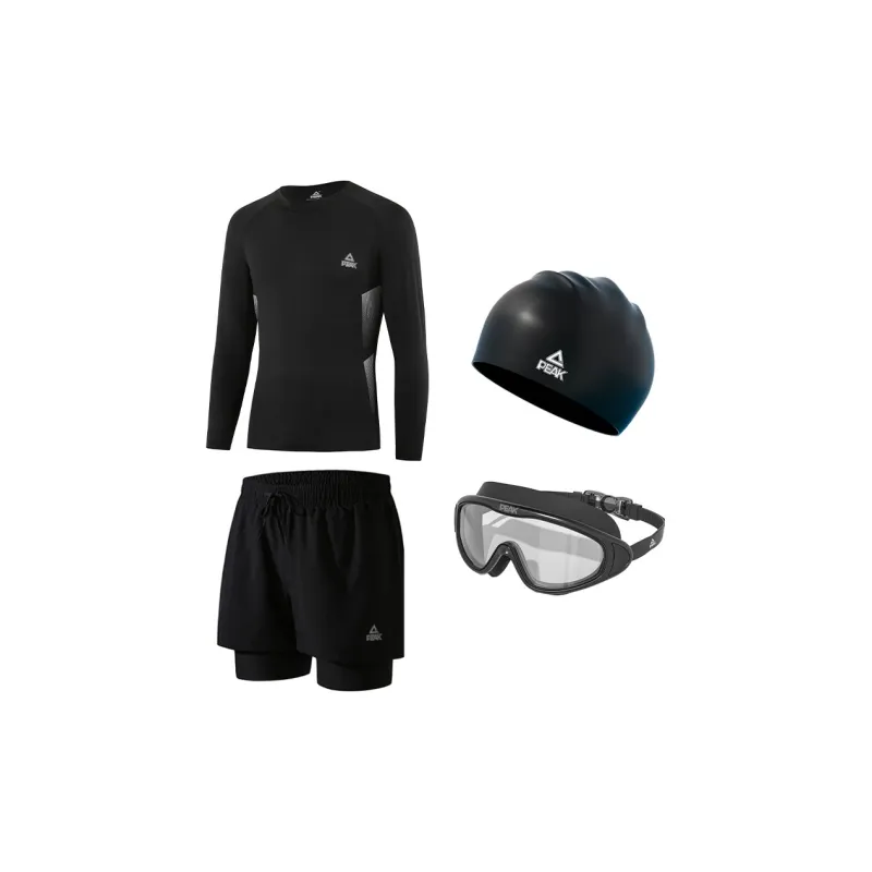 PEAK Swimming Sets Polyester Pool Men's Black-3