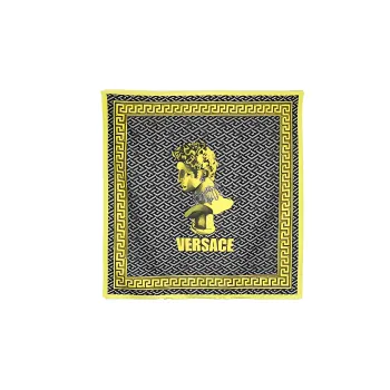 VERSACE La Greca Silk Scarves Women's