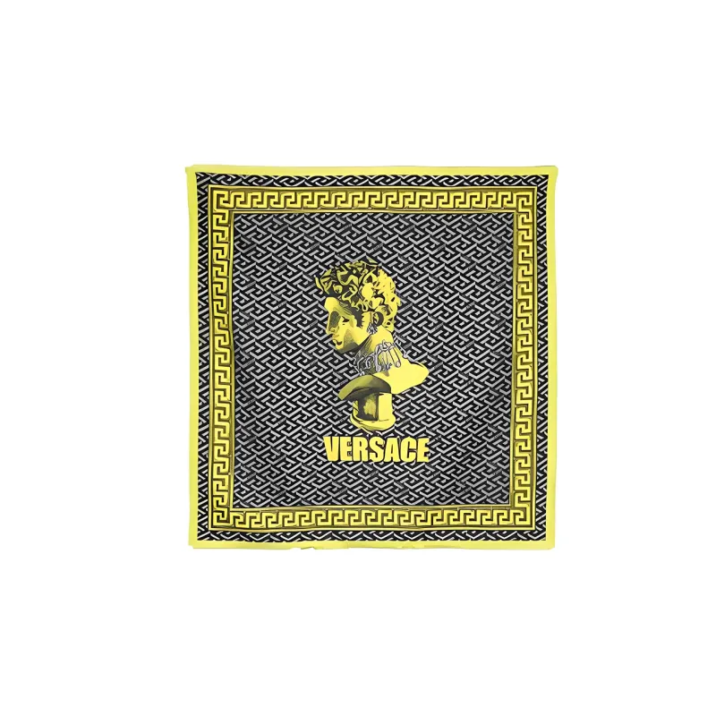VERSACE La Greca Silk Scarves Women's-0
