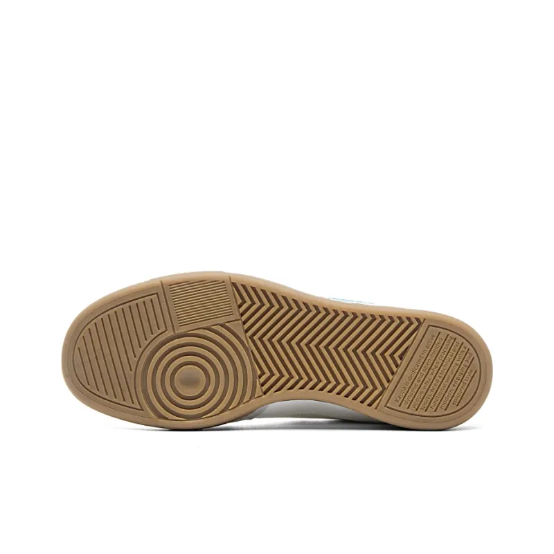 Kappa Low Top Skateboard Shoes Unisex White Gray Green-5