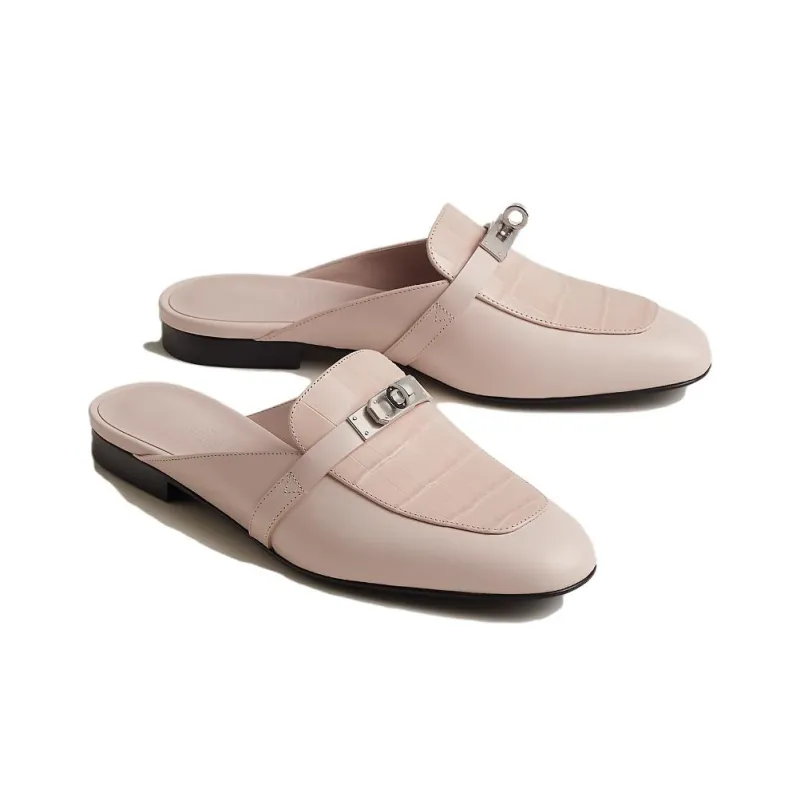 HERMES Oz Abrasion Resistant Closed Toe Slippers Women's Pink-2