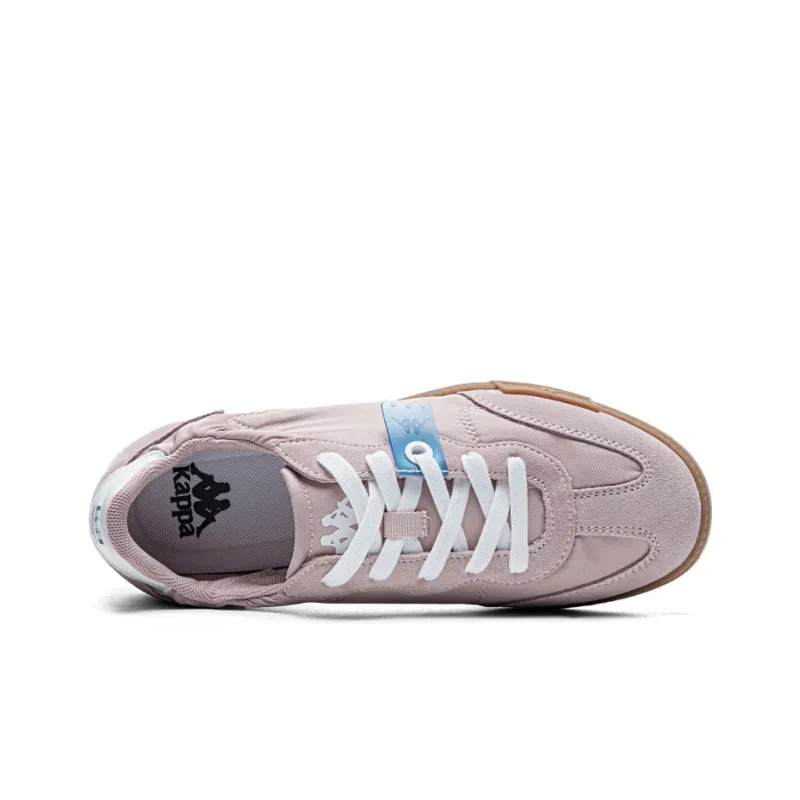 Kappa Anti Slip Wear Resistant Low Top Skateboard Shoes Women's Cream Pink-3