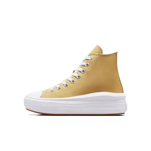 Converse All Star Move Canvas Shoes Women's High-Top Yellow