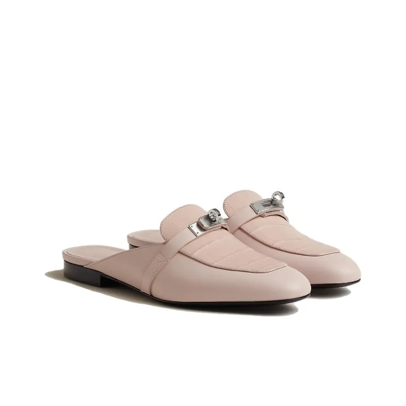 HERMES Oz Abrasion Resistant Closed Toe Slippers Women's Pink-1