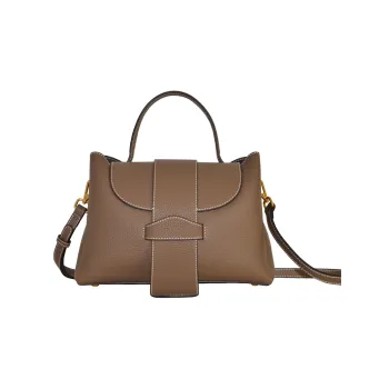 CAVANA Calfskin Shoulder Bag Crossbody Bag Handbag Women's Brown