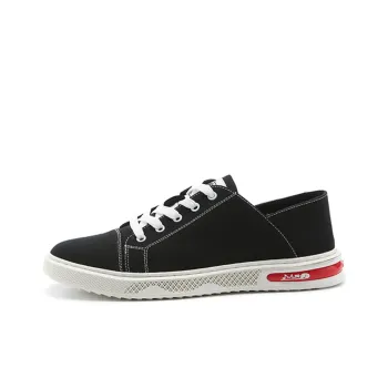YEDANI Low-Top Canvas Shoes 3cm Men's Black