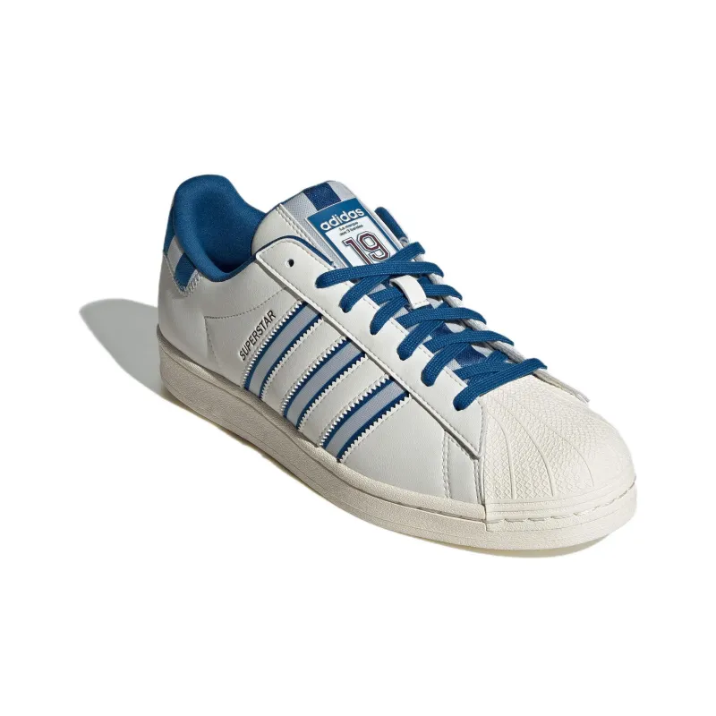 adidas originals Superstar White Blue-2