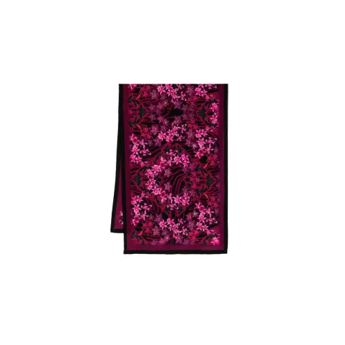 VERSACE Floral-print Silk Scarf