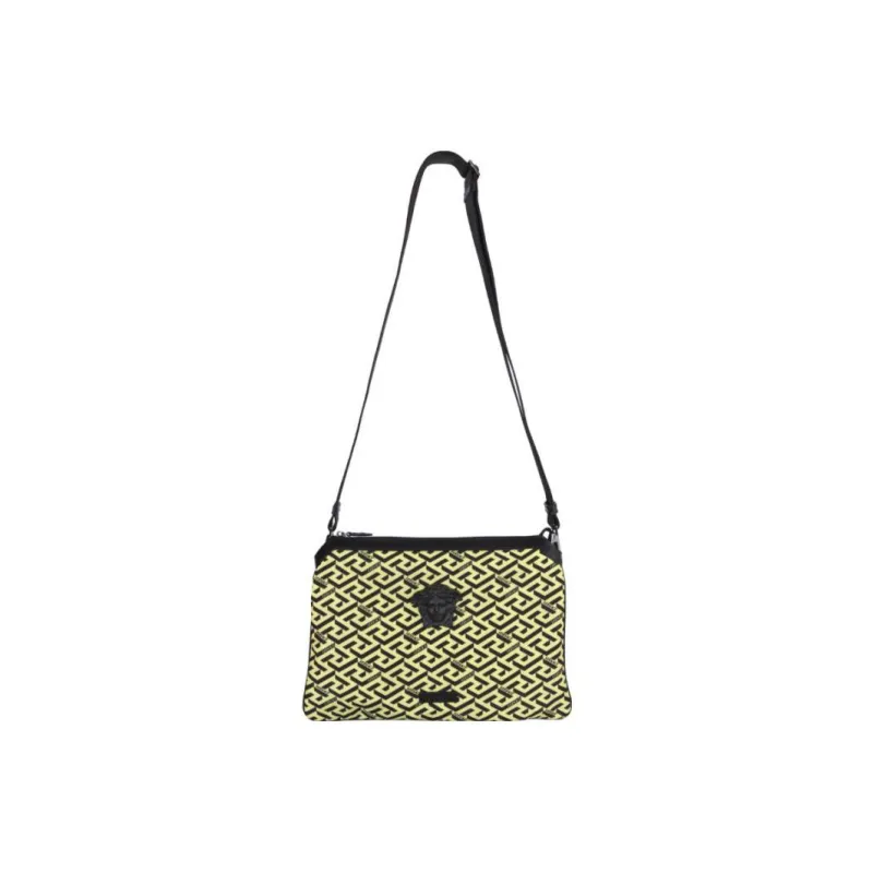 VERSACE Polyamide Shoulder Bag Men's Yellow-0