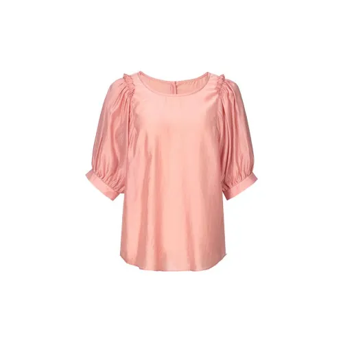 Tulip Taste Shirts Women's Peach Pink Tangerine