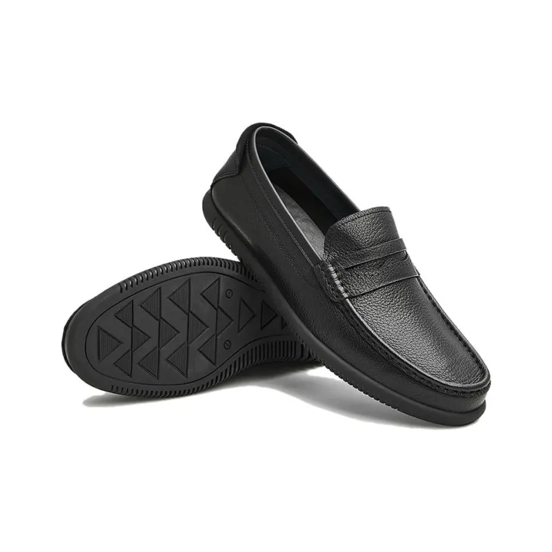 TATA Men's Casual Shoes Men Low Top Black/Brown-4