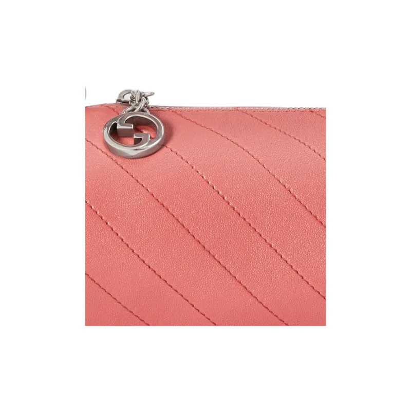 GUCCI Blondie Leather Pen Holder Bag, Handbag, Shoulder Bag Women's Pink-7