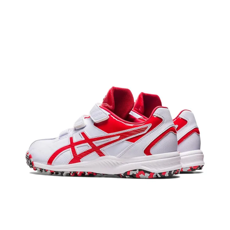 Asics Neorevive TR 2 Cushioning, Slip Resistant, And Abrasion Resistant Low Top Training Shoes Unisex White Red-3