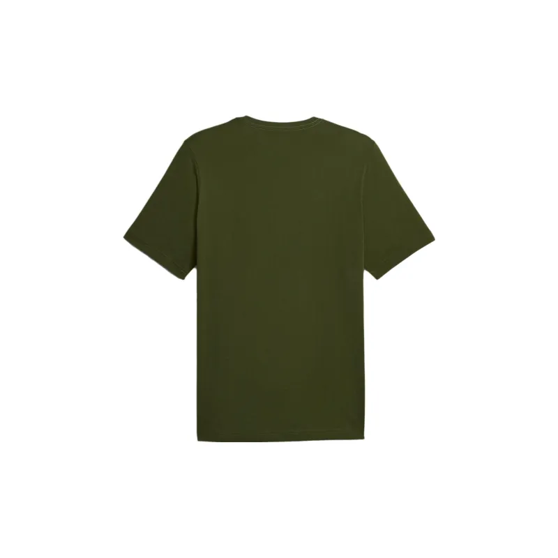 PUMA T-Shirts Men Olive Green-1