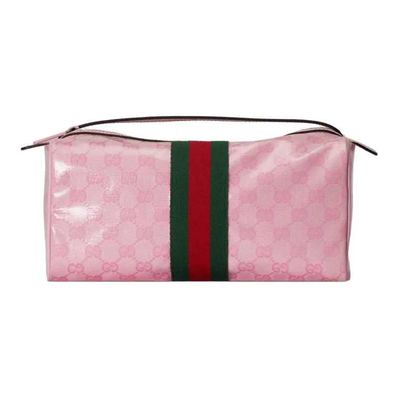 GUCCI Canvas Bag Clutch Storage Bag Women's Pink-0