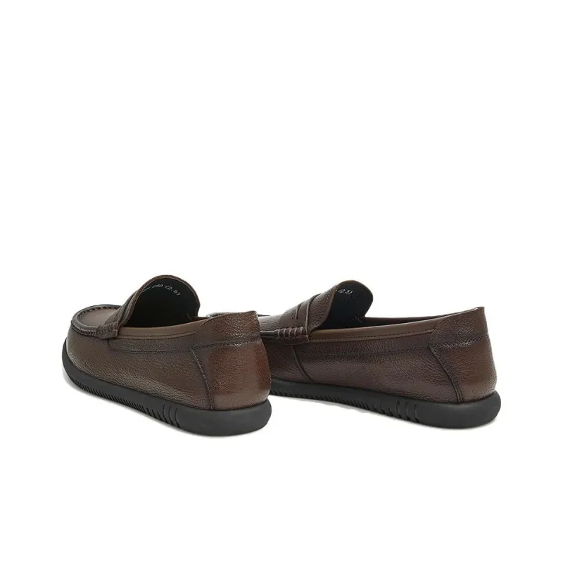 TATA Men's Casual Shoes Men Low Top Black/Brown-7