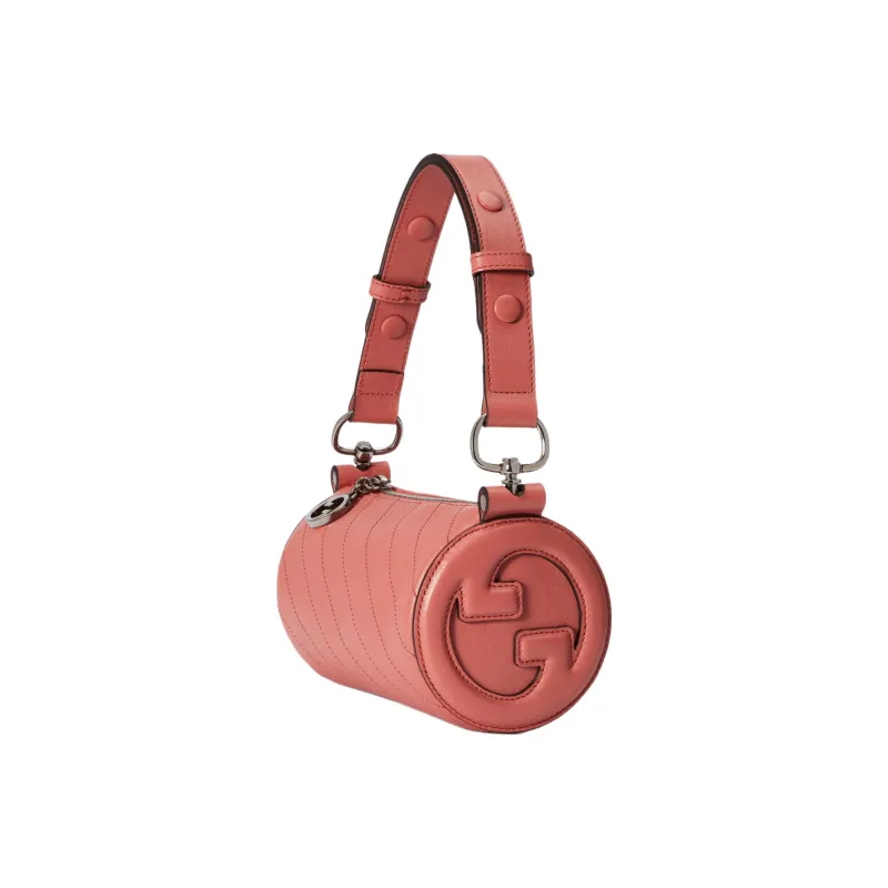 GUCCI Blondie Leather Pen Holder Bag, Handbag, Shoulder Bag Women's Pink-1