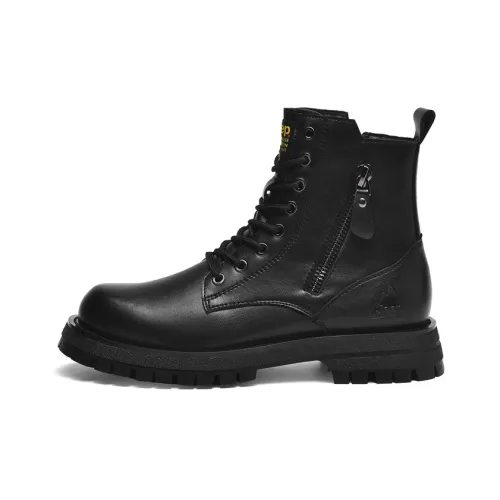 Jeep Martin Boots Men Black