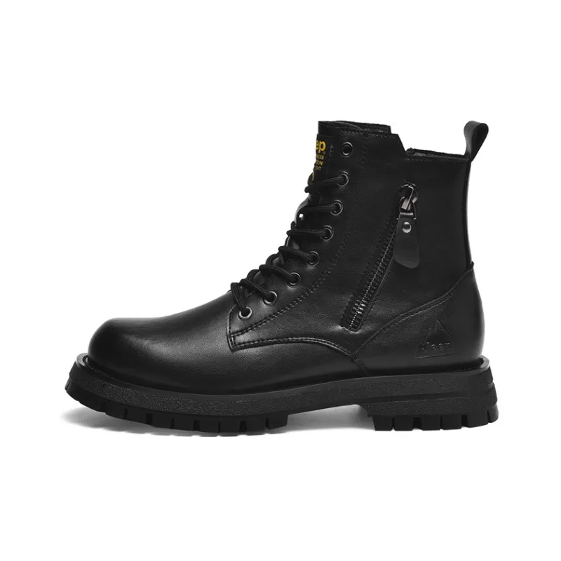 Jeep Martin Boots Men Black-0