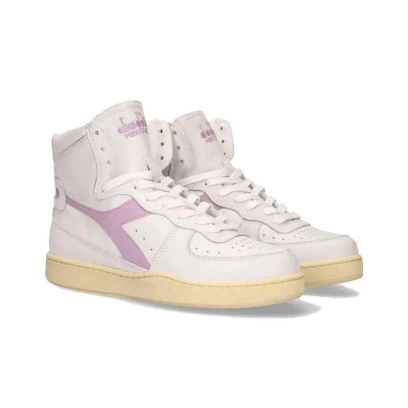 diadora Mi Basket Used 'White Lavender Mist'-3