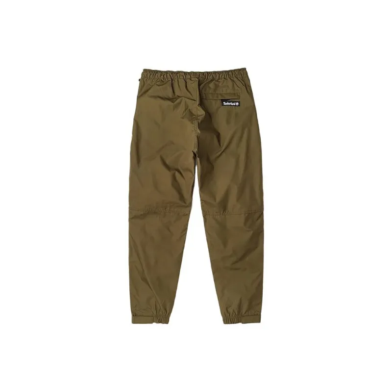 Timberland Mens Colorblock Outdoor Jogger Pants Dark Olive-1